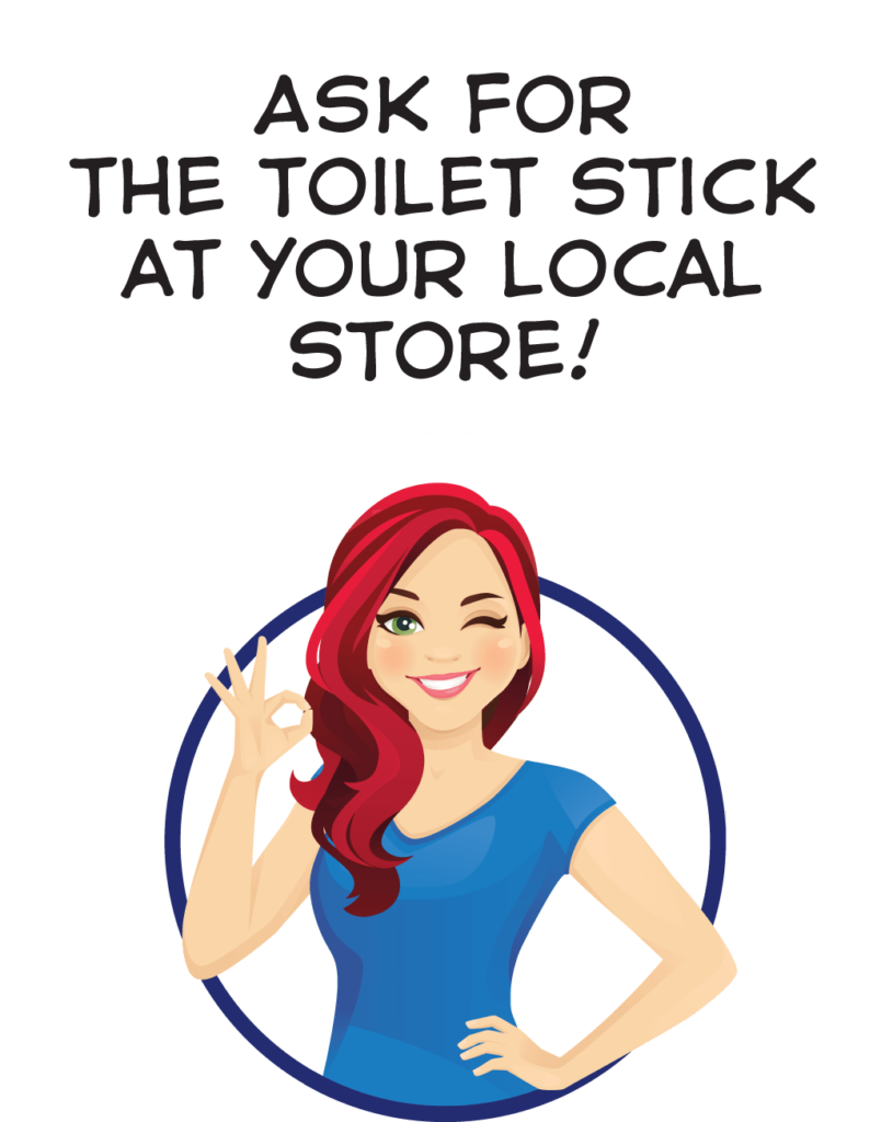 Ask for your local store for The Toilet Stick, a hands-free way to position the seat